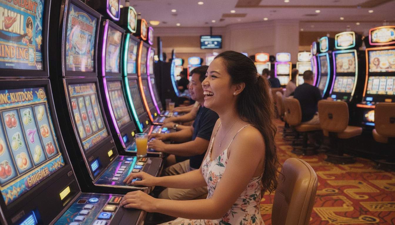 A selection of popular slot games
