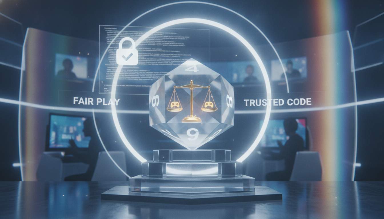 Trust in our fairness Transparent gaming experience